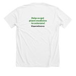 If I seem calm, it?s the RSO, a Solid White Blend Premium Unisex Tee (back-view)