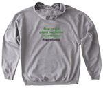 If I seem calm, it?s the RSO, a Sport Grey Gildan Softstyle Pullover Hoodie (back-view)