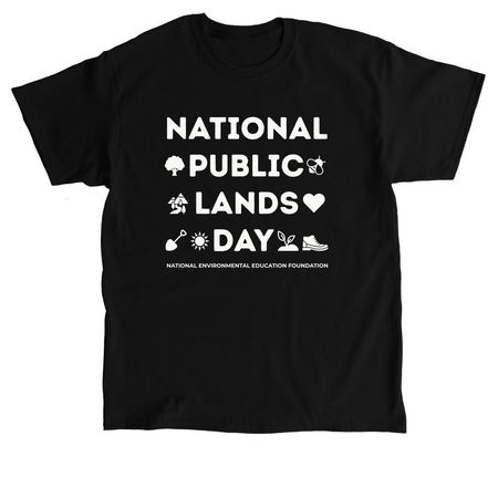 Nature Type (Dark), a Black Classic Unisex Tee