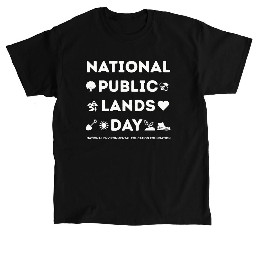 Nature Type (Dark), a Black Classic Unisex Tee