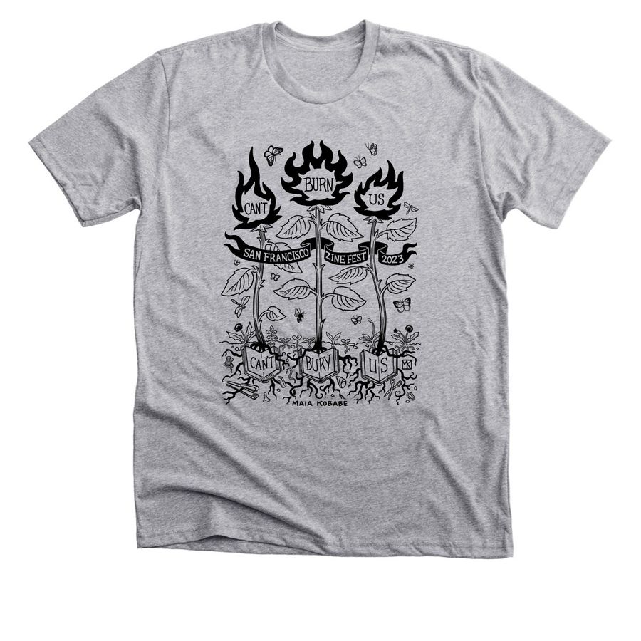 SF Zine Fest 2023 Guest of Honor Tee Shirt, a Athletic Heather Premium Unisex Tee