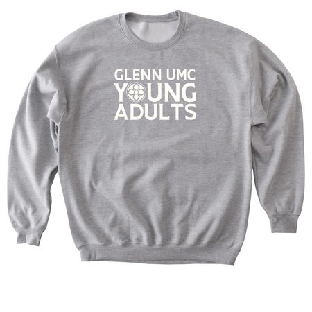 Glenn Young Adults, a Sport Grey Softstyle Crewneck Sweatshirt