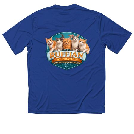 Paw-formance Wear, a True Royal Classic Performance Tee (back-view)