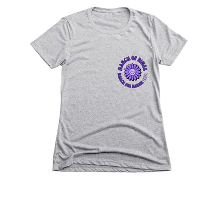 March For Babies NICU Nurse, a Dark Heather Grey Women's Slim Fit Tee