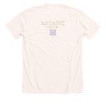 Brand Merch, a Heather Natural Premium Unisex Tee (back-view)