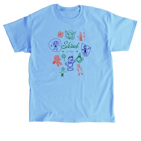 Shrek Jr the Musical The Movie, a Carolina Blue Classic Unisex Tee