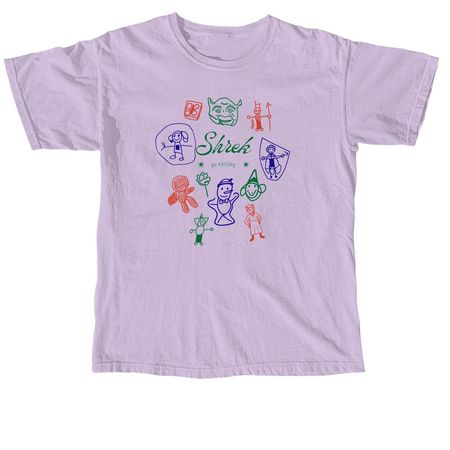 Shrek Jr the Musical The Movie, a Orchid Comfort Colors Unisex Tee