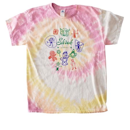Shrek Jr the Musical The Movie, a Desert Rose Classic Tie Dye Tee