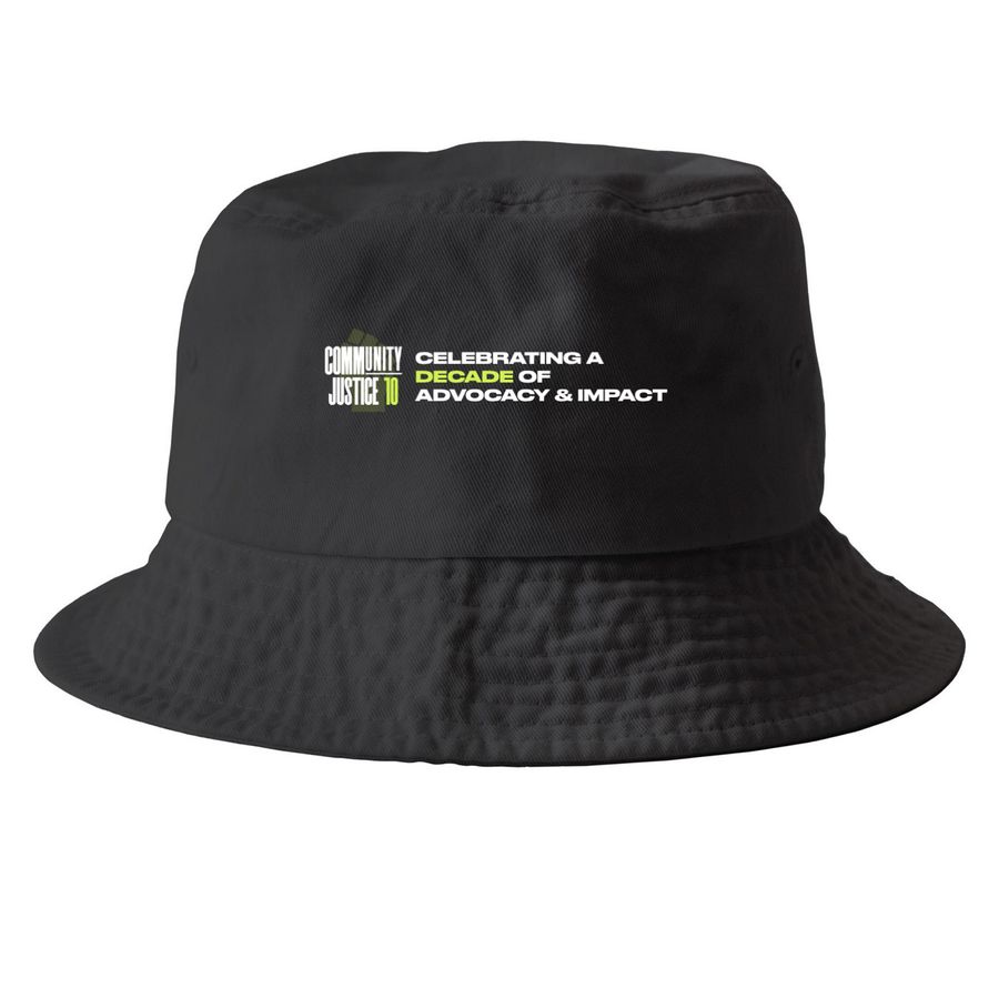 Classic Anniversary Bucket Hat, a Black Printed Bucket Hat