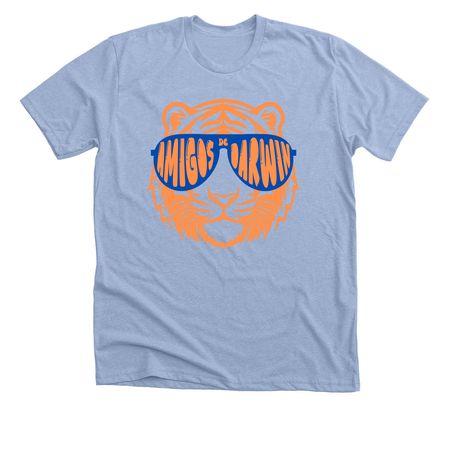 Cool Cats Shirt, a Heather Baby Blue Premium Unisex Tee