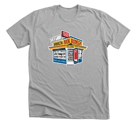 Brooklyn Book Bodega Classic, a Athletic Heather Premium Unisex Tee