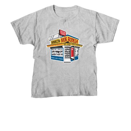 Brooklyn Book Bodega Classic, a Sport Grey Youth Unisex Tee