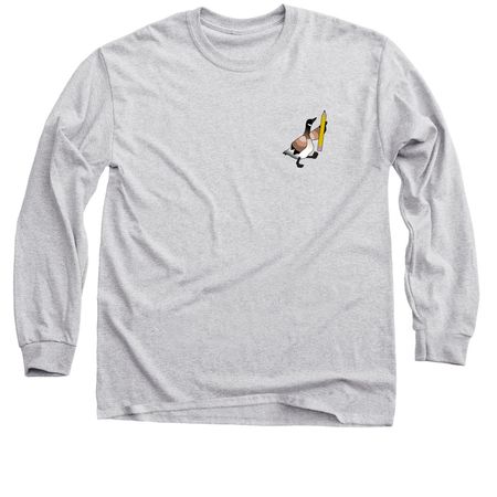 Mascot and Logo, a Sport Grey Classic Long Sleeve Tee