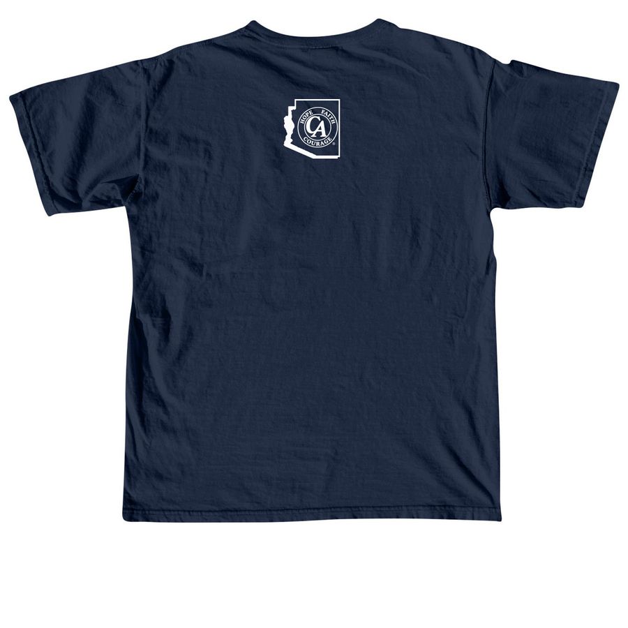 C.A. at Sea 2028 ? Limited Edition, a True Navy Comfort Colors Unisex Tee (back-view)