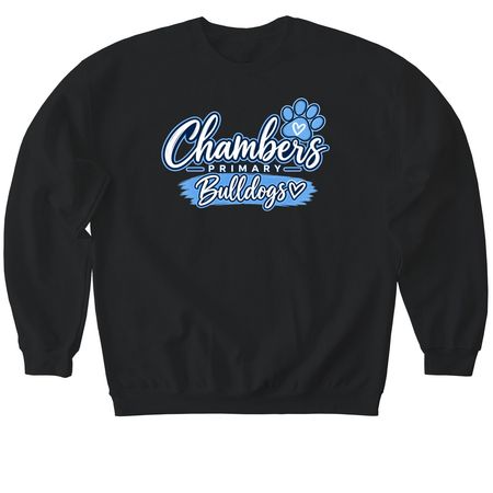 Chambers Staff, a Black Softstyle Crewneck Sweatshirt