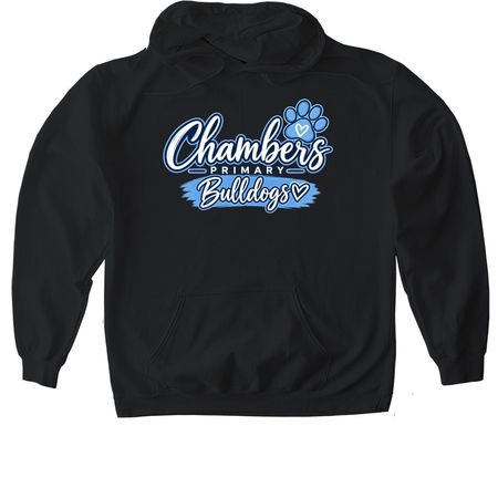Chambers Staff, a Black Gildan Softstyle Pullover Hoodie