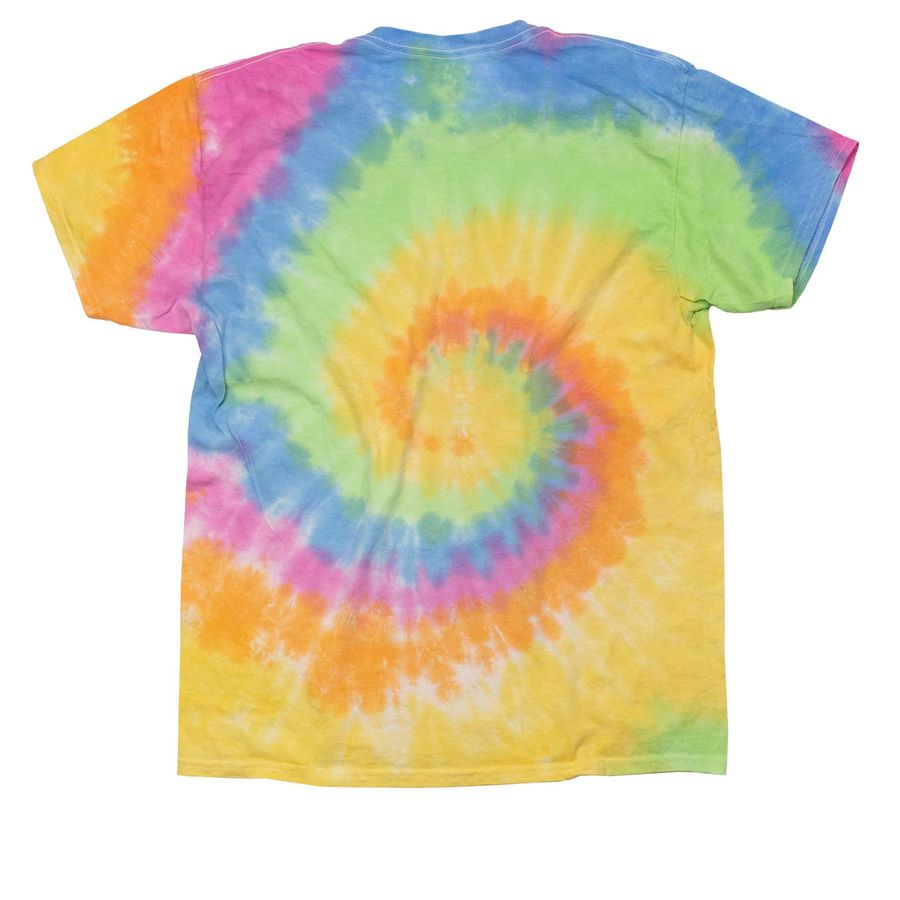 We love dogs!, a Eternity Classic Tie Dye Tee (back-view)
