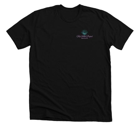 TFP logo tee, a Solid Black Blend Premium Unisex Tee