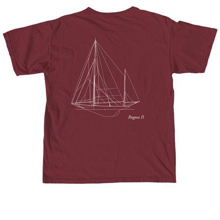 2026 REGATTA - RUGOSA II, a Brick Comfort Colors Unisex Tee (back-view)