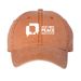 Shop NYPI hats, a Texas Orange Printed Pigment Dye Baseball Cap