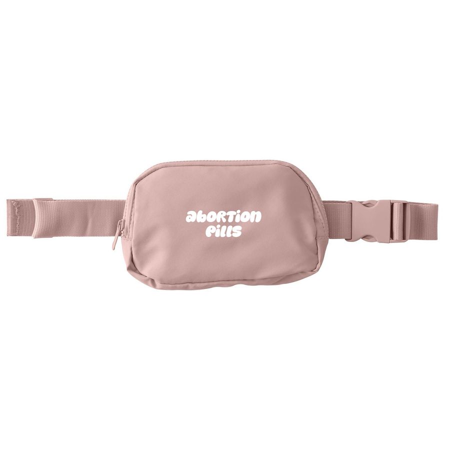 for your abortion pills, a Rose Quartz Matte Hip Pack