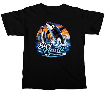 Orca State of Mind, a Black Comfort Colors Unisex Tee