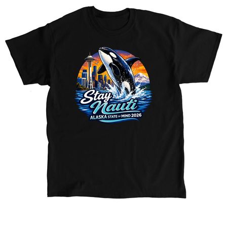 Orca State of Mind, a Black Classic Unisex Tee
