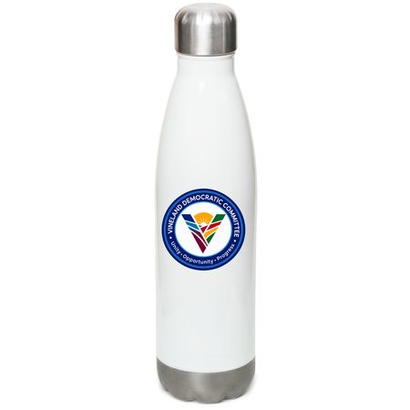 VDC Water Bottles, a White Stainless Steel Water Bottle