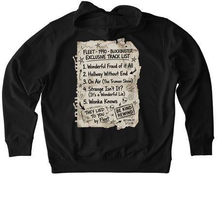 Blockbuster Exclusive, a Black Stanley/Stella Unisex Cruiser 2.0 Pullover Hoodie (back-view)