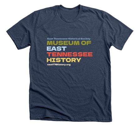Museum of East TN History, a Heather Navy Premium Unisex Tee