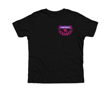 Team Fireweed, a Solid Black Blend Premium Youth Tee