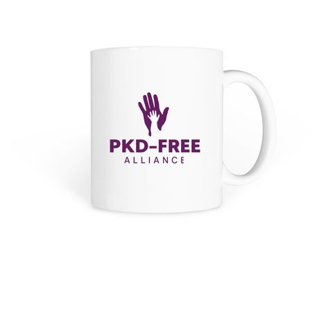PKD-Free Coffee Mugs, a White Coffee Mug