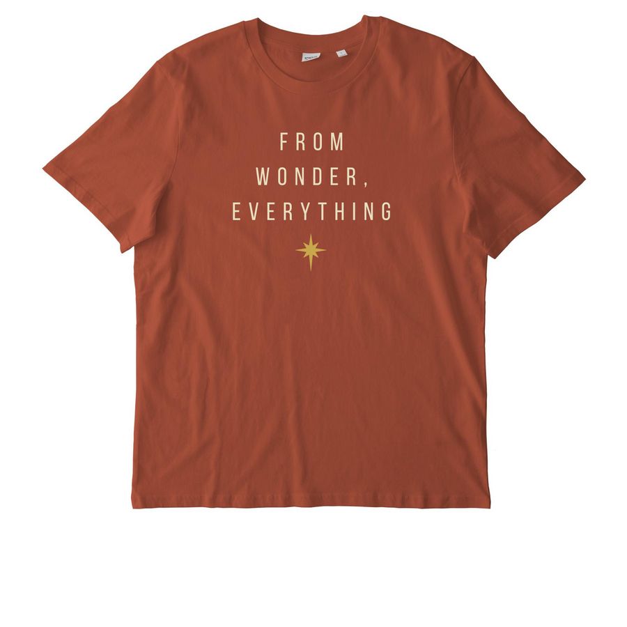 From Wonder, Everything, a Heritage Brown Stanley/Stella Unisex Creator 2.0 Tee