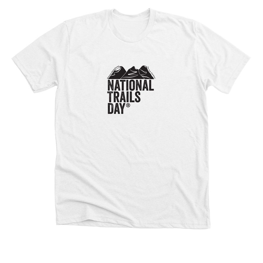 National Trails Day, a Solid White Blend Premium Unisex Tee
