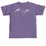 Choose Hope/Joy, a Grape Comfort Colors Unisex Tee (back-view)