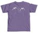 Choose Hope/Joy, a Grape Comfort Colors Unisex Tee (back-view)