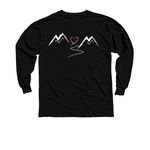 Choose Hope/Joy, a Black Youth Long Sleeve Tee (back-view)