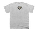 THE LUV FUN COLLECTION, a Sport Grey Youth Unisex Tee (back-view)