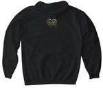 THE LUV FUN COLLECTION, a Black Gildan Softstyle Pullover Hoodie (back-view)