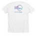 LOVE HOPE CURE, a Solid White Blend Premium Unisex Tee (back-view)