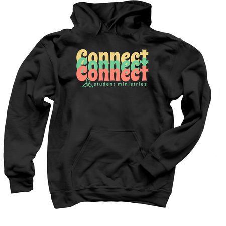 Connect Student Ministries, a Black Pullover Hoodie