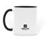 Visit Duluth Mug, a Black Two-Tone Ceramic Mug (back-view)