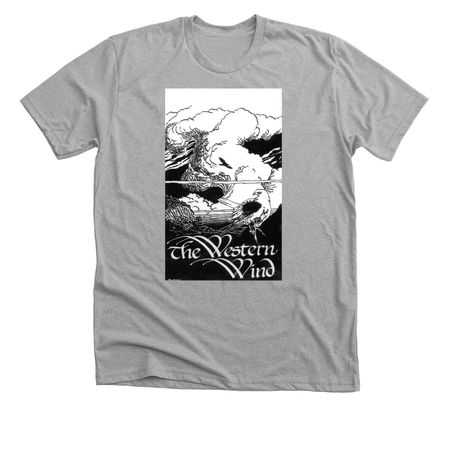 Western Wind T-Shirt - Light, a Athletic Heather Premium Unisex Tee