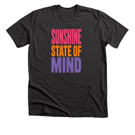 Sunshine State Of Mind&nbsp;, a Dark Grey Heather Premium Unisex Tee