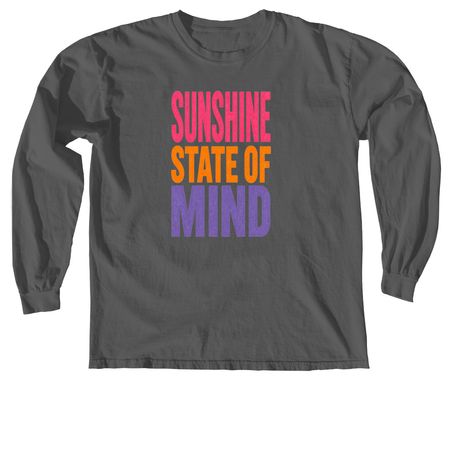 Sunshine State Of Mind&nbsp;, a Pepper Comfort Colors Long Sleeve Tee