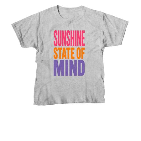 Sunshine State Of Mind&nbsp;, a Sport Grey Youth Unisex Tee