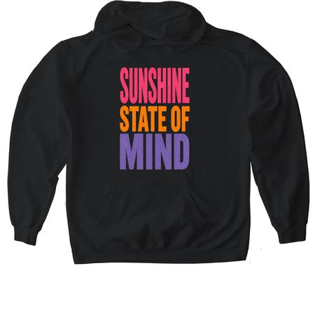 Sunshine State Of Mind&nbsp;, a Black Gildan Softstyle Pullover Hoodie