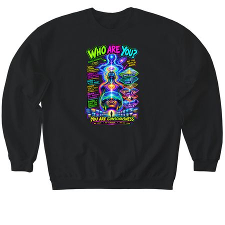 Level up&nbsp;, a Black Softstyle Crewneck Sweatshirt