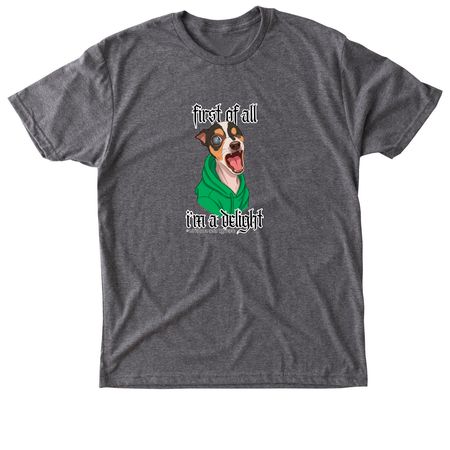 I'm a Delight, a Premium Heather Triblend Unisex Tee