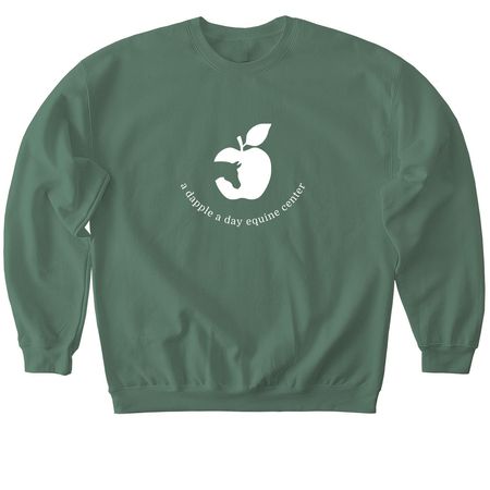 ADAD Classic Logo Sweatshirts, a Military Green Softstyle Crewneck Sweatshirt